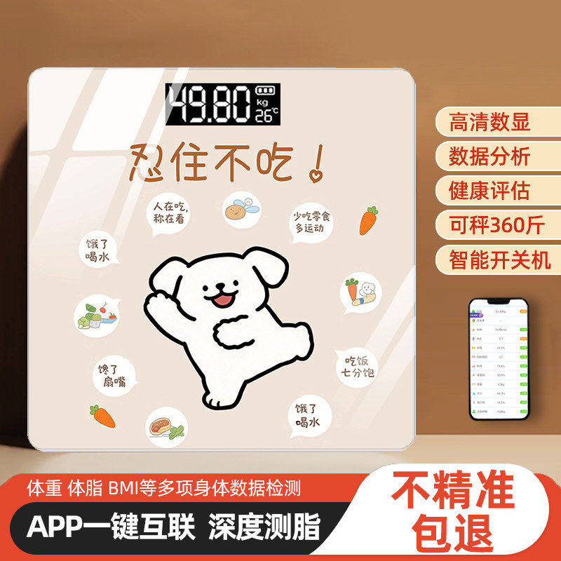 精准充电减肥专用电子体重秤