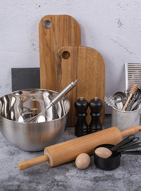 厨房样板间装饰品摆件实木面包板