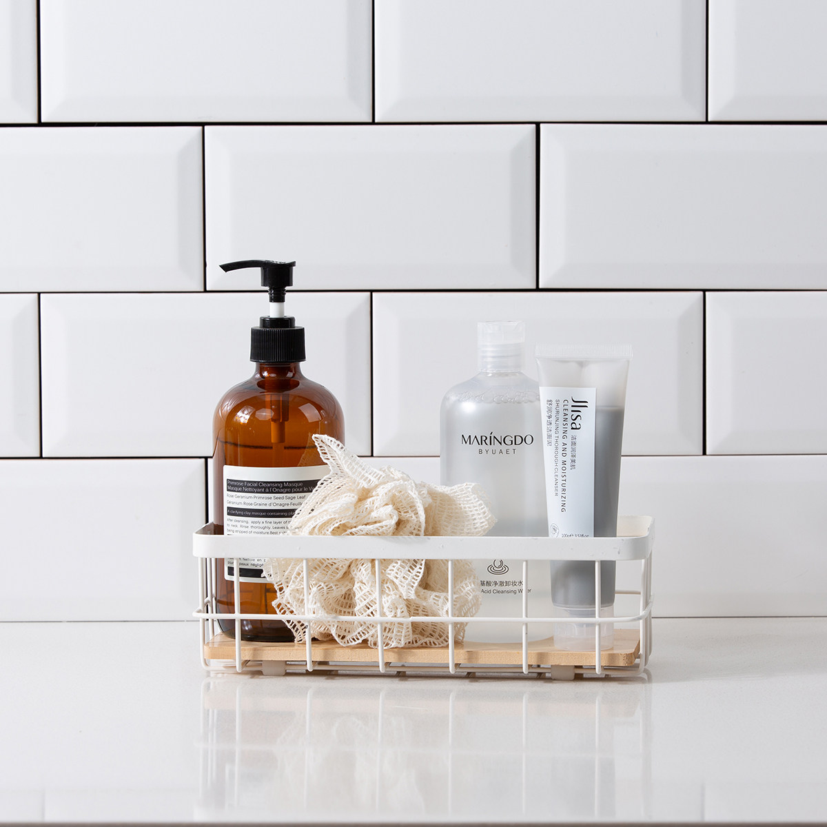 样板间卫生间软装饰品乳液瓶沐浴球瓶卫浴镜柜展厅展柜摆件置物篮,家居饰品,装饰摆件,淘宝优惠券,粉丝福利购,淘宝优惠卷