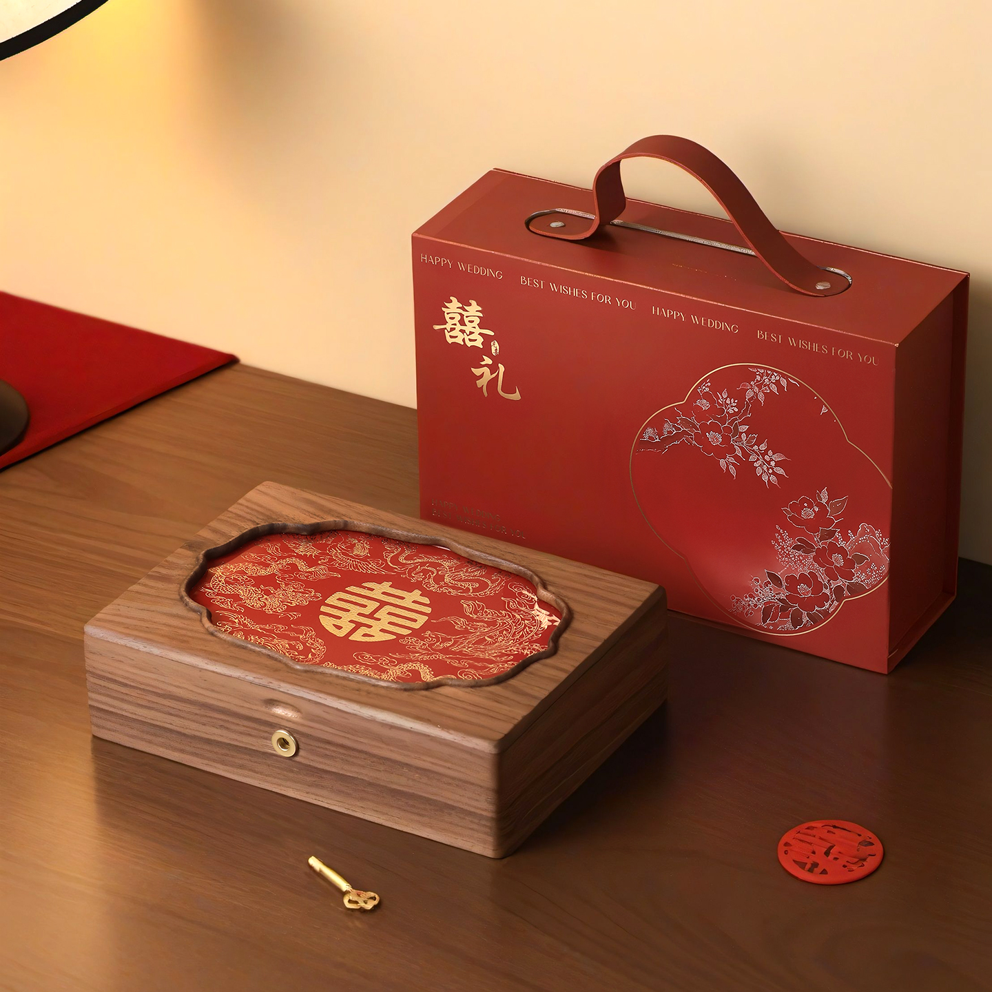 新中式高档精致首饰盒