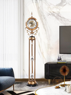 钟表时钟大气摆件家用创意高端座钟摆现代 轻奢欧式 落地钟客厅立式
