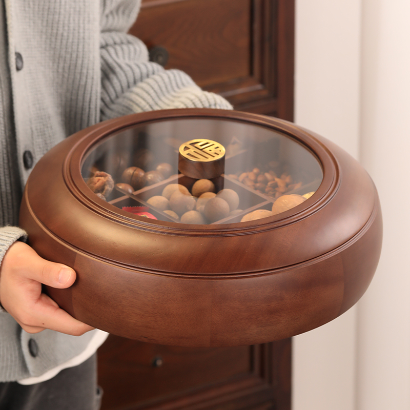 【中式九宮格】實木果盤