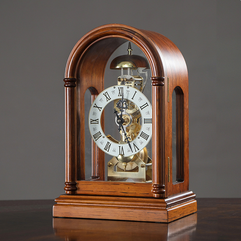 纳什机械座钟机械走时，整点报时