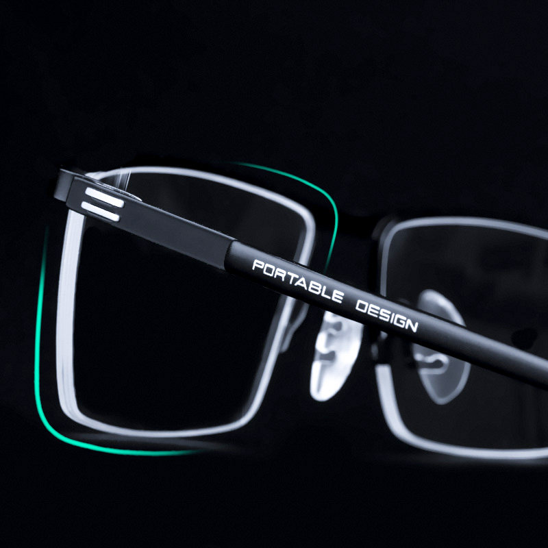 ONIG近视眼镜男半框镜架超轻防辐射舒适配镜框防蓝光变色散光