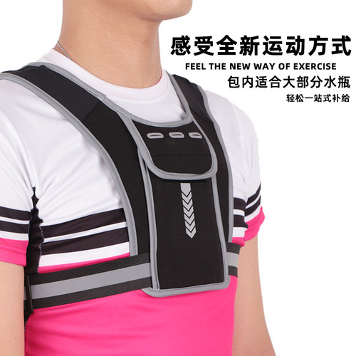 双肩背包女夏2021新款跑步男胸包