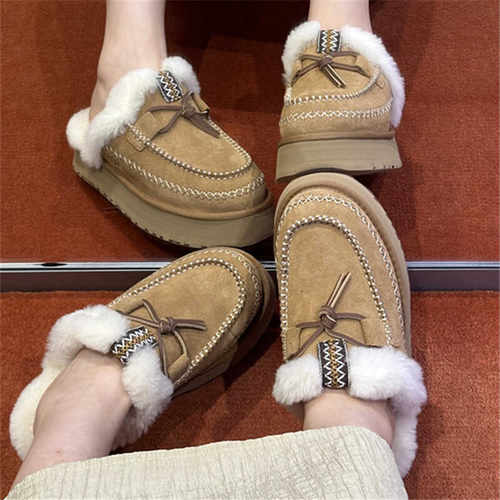 阿尔派款蒂茨库特雪地靴毛毛拖鞋