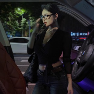 【你伍老板娘】“再造淑女”双层网纱纯色