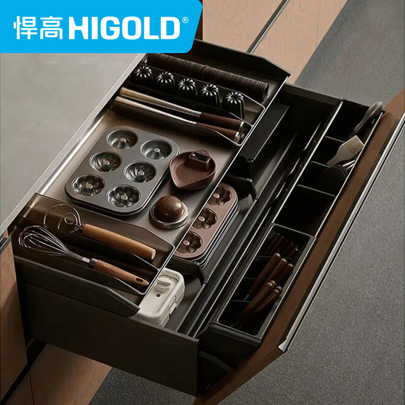 悍高希勒5.0闪电橱柜抽屉拉篮图片