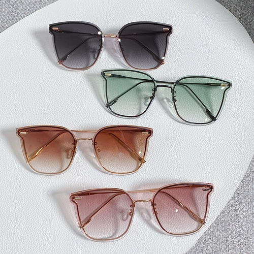 Летние солнцезащитные очки, защита от ультрафиолета, в корейском стиле, по фигуре, 2021 года