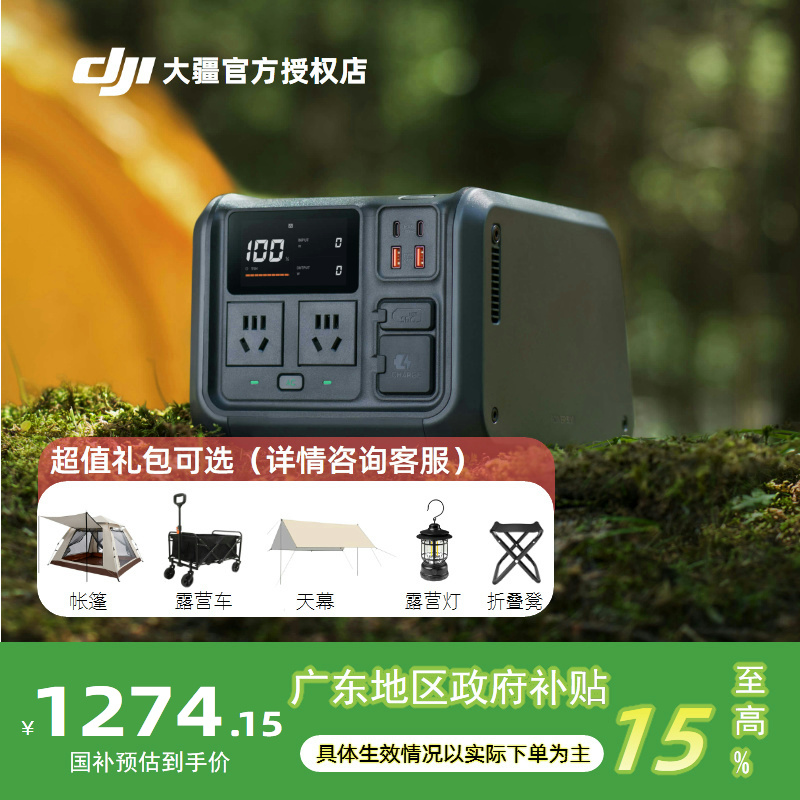 DJI Power 500Ƴ 0.51kWh 1000WʱЯƶԴ220V¶Ӫ̯⳵power 5001499Ԫ
