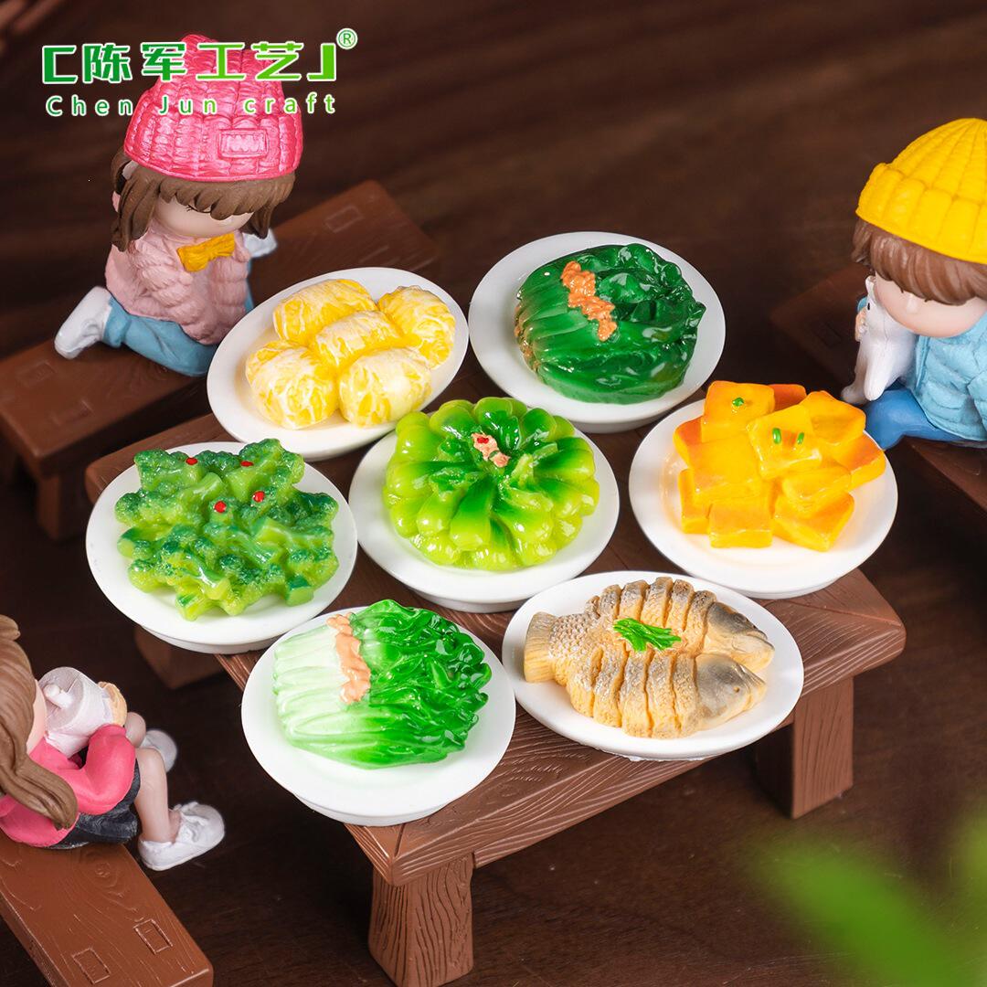 新款微景观创意仿真食玩家常小炒图片