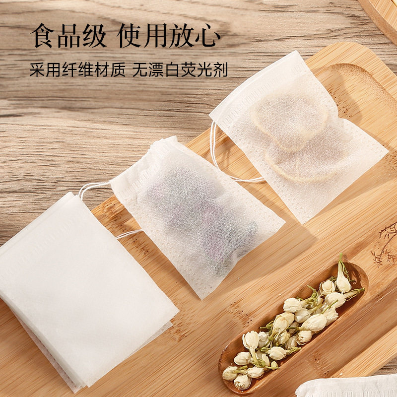 薄利多销100只茶包袋一次性卤料包分装泡茶叶包中煎药纱布袋过滤