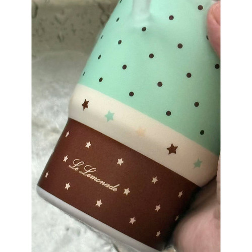 韩系波点ins薄巧双饮保温咖啡杯