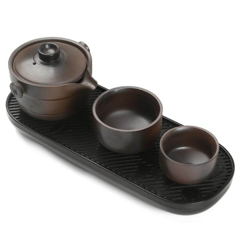 成艺旅行茶具亮黑悦想干泡茶盘一茶壶两茶杯子便携式功夫茶具茶盘|msdalam kategori pinggan mangkuk, set teh, Pakej teh - dari Buy2taobao.com untuk memberikan perkhidmatan ejen Taobao profesional membeli