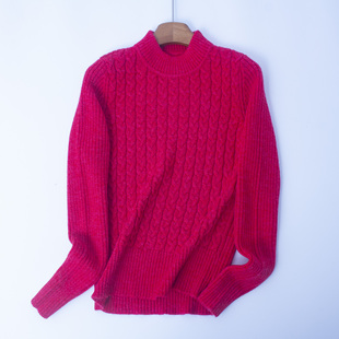 特价清仓 纯羊毛超厚款时尚靓妹装 超弹修身保暖毛衣