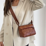 Небольшая сумка, сумка через плечо, универсальный рюкзак, сумка на одно плечо, кошелек, из натуральной кожи, в корейском стиле