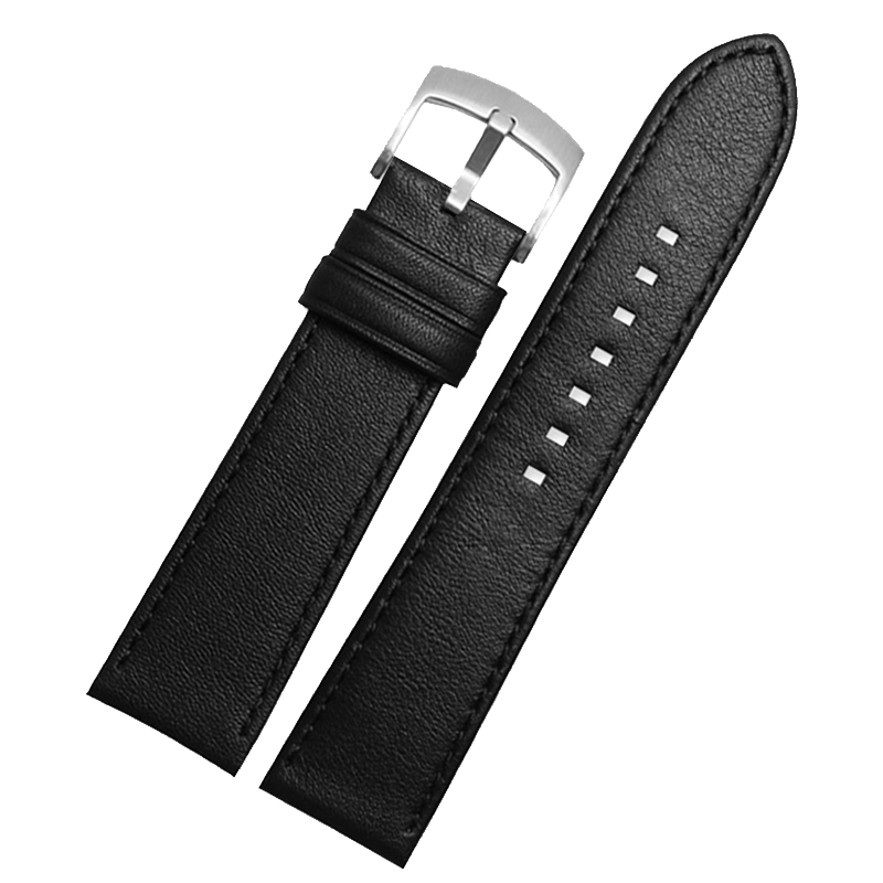 适用卡西欧EFR-303L EQB-501 EFS-S500 506系列男士真皮表带22mm