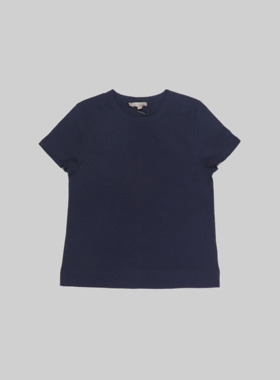 刁蛮公主 女士午夜蓝色圆领短袖平纹T恤F-5