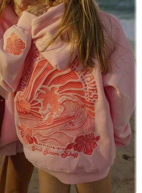 专业DING Z 欧码落肩袖椰子卫衣连帽衫EVERYTHING COMES IN