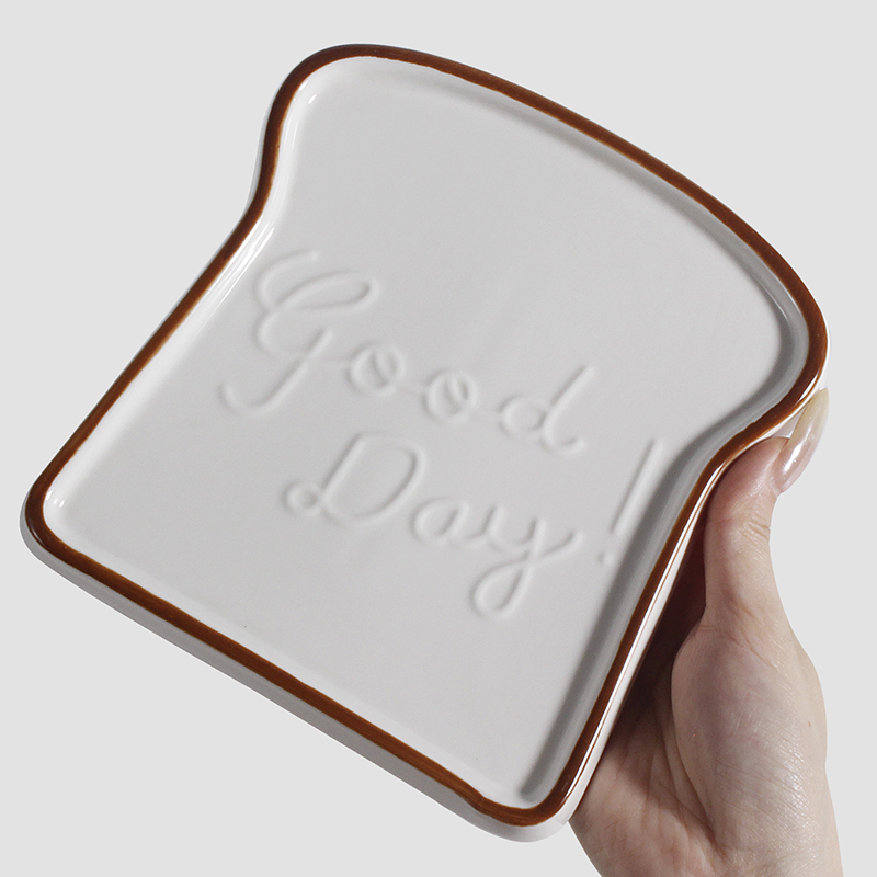 釉下彩盘子可爱碟子陶瓷碟子家用特别好看的小盘子6寸盘子陶瓷碟