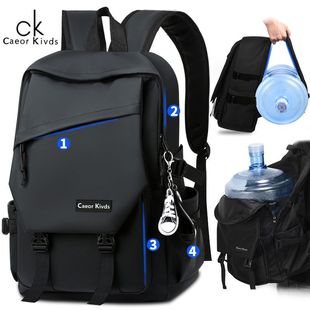 大容量商务旅行包电脑背包时尚 双肩包男士 潮流初中高中大学生书包