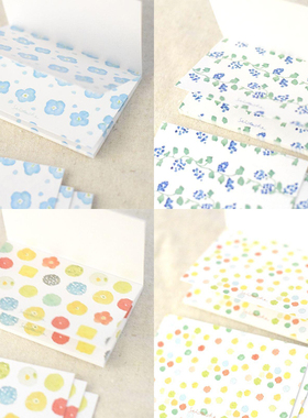 【现货】日本星灯社seitousha 水彩迷你小卡 日伞花草祝福 留言卡