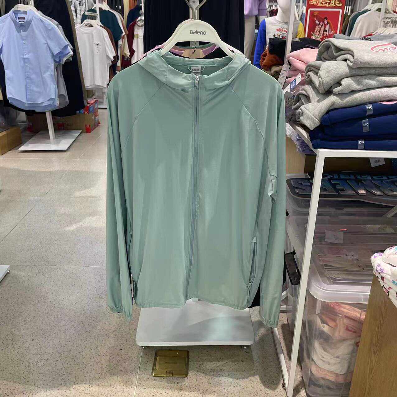 2024班尼路夏季新款防晒衣连帽轻薄款外套防紫外线透气冰凉感户外