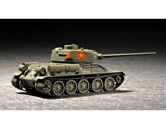 小号手 07207 胶粘拼装模型 1/72苏联t-34/85 1944年型