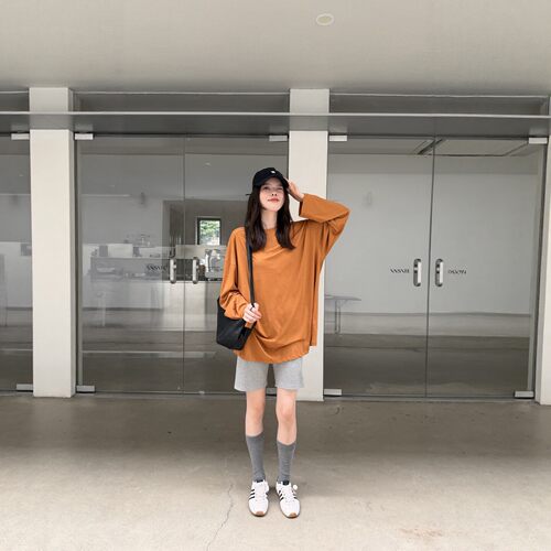 摩登mdeng197秋季慵懒风T恤女