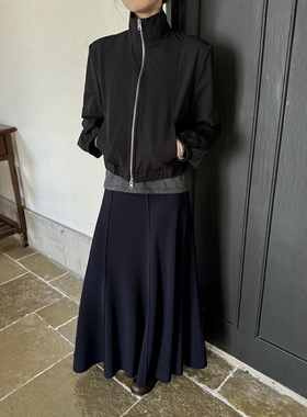 摩登mdeng197法式复古显瘦气质鱼尾裙女2025春季新款通勤百搭S823