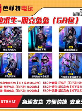 绝地求生PUBG朋克叛逆兔大礼包CDK兑换码【GB包】