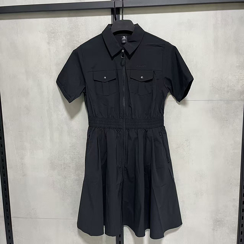 O26SW04025骆驼商场同款2026新款夏季新款女休闲运动透气连衣裙