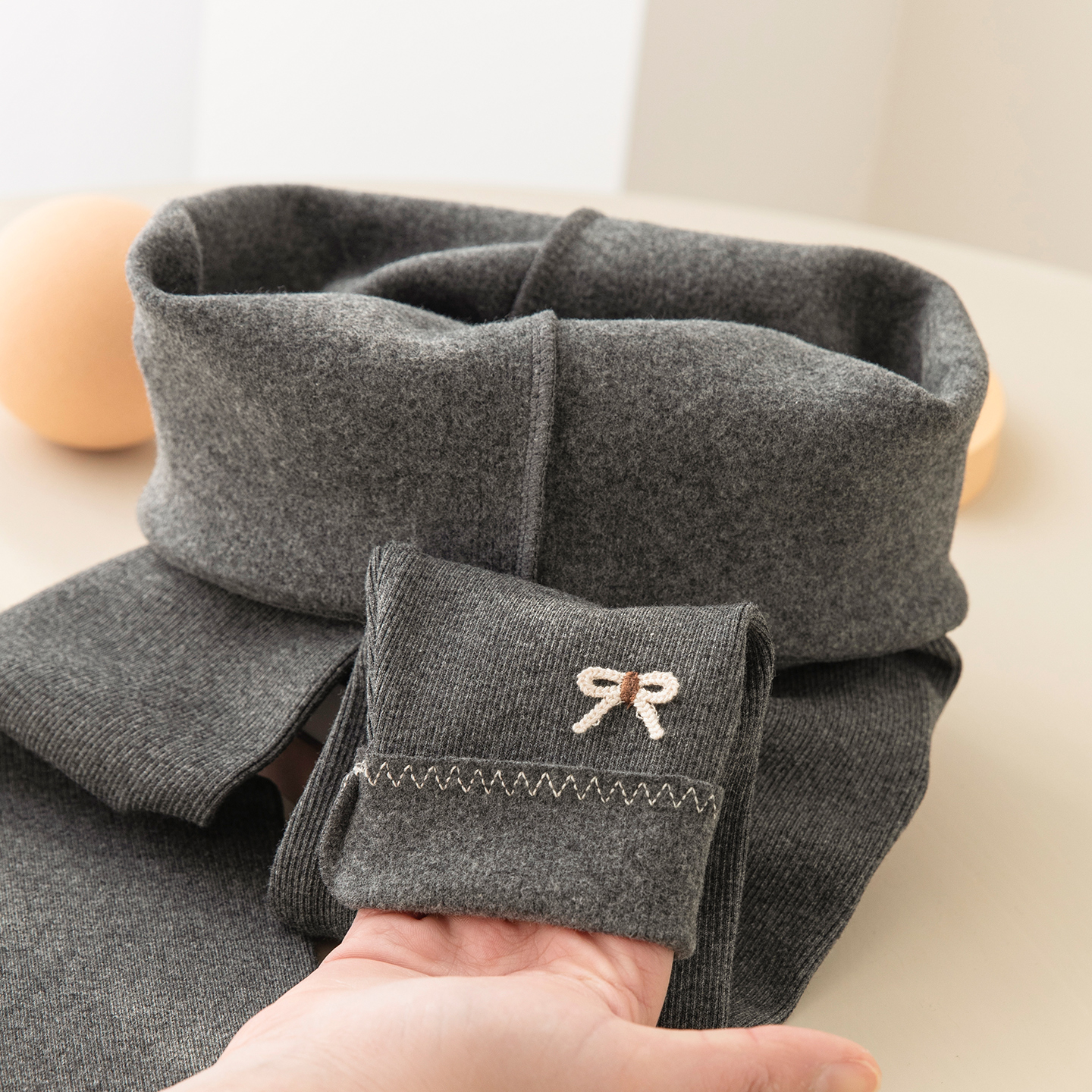 秋冬季加绒打底裤女童裤子