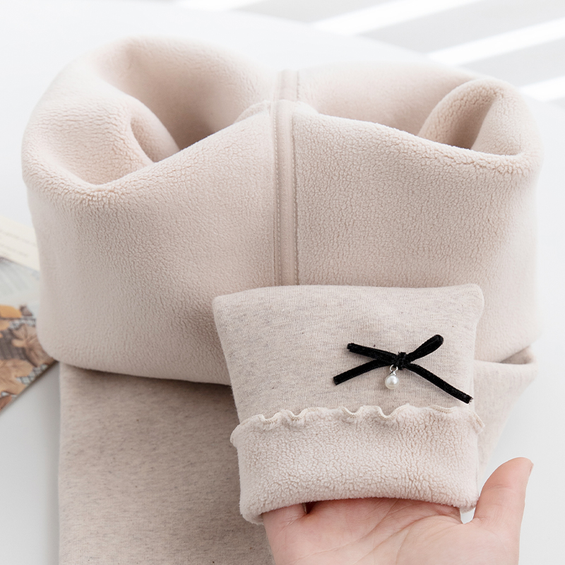 秋冬加绒女童外穿打底裤