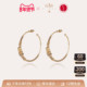 GASBIJOUX珈思秘境系列耳环女圆环耳坠设计款 法国进口 气质