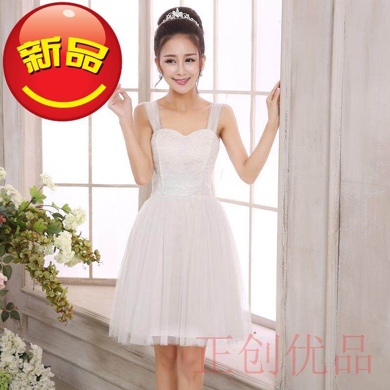 裙礼服一字肩小礼服礼服短裙礼服伴C娘服礼服晚连衣裙晚装晚装|ruв категории Женская одежда, Cвадебные платья, платье/вечернее платье - от Buy2taobao.com для оказания профессиональной услуги покупки агента Taobao