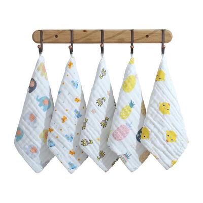 6-storey 25x25cm pure cotton-a-clothed baby towel sucking ch