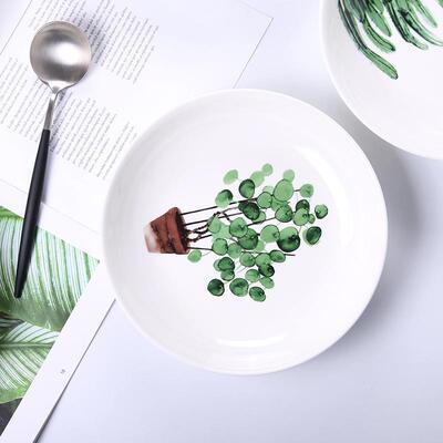 The Nordic Green Botanical Disc is an innovative pottery fam