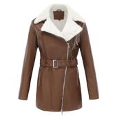 sleeved velvet woman skinned long with Autumn tug