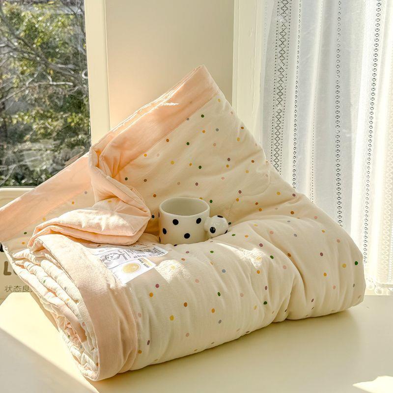 The summer cloud-weaving cotton was washed by a single-perso