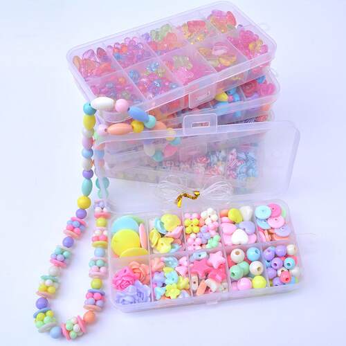 10-gDIY bracelet stringed beads to make puzzle toys with Yak