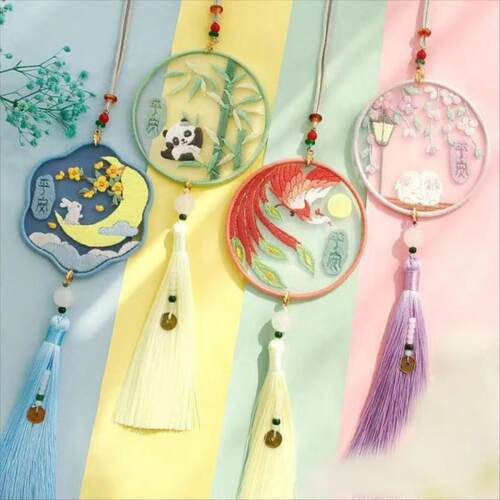 Artificial embroidery 2025 amulet package with a Valentines
