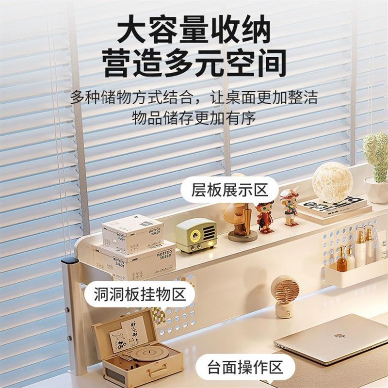 Bedroom students  study desk with a simple desktop desk des