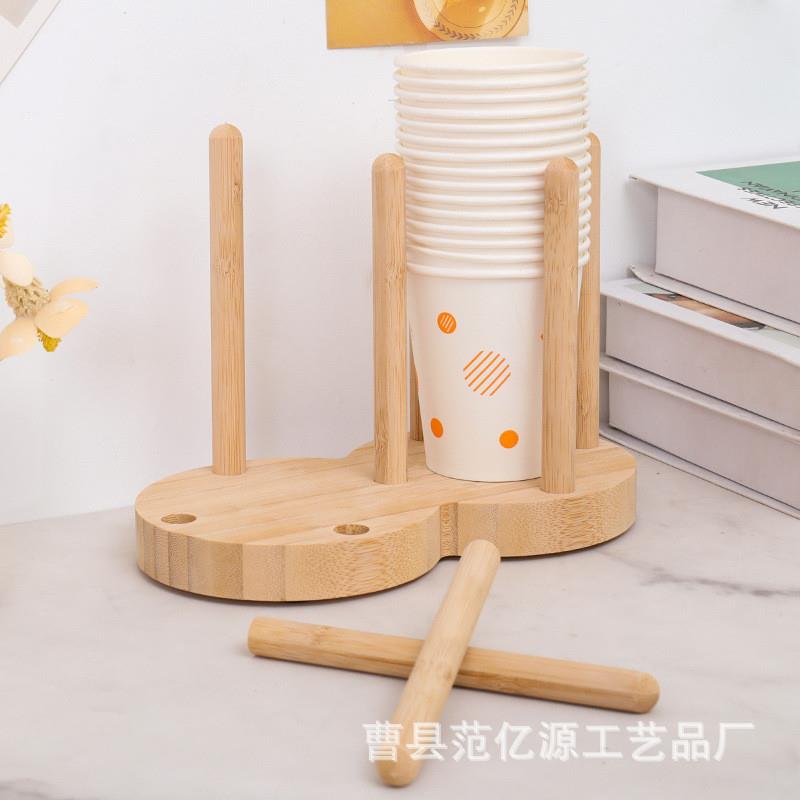 One-time paper condenser, wood-made passenger paper rack, em