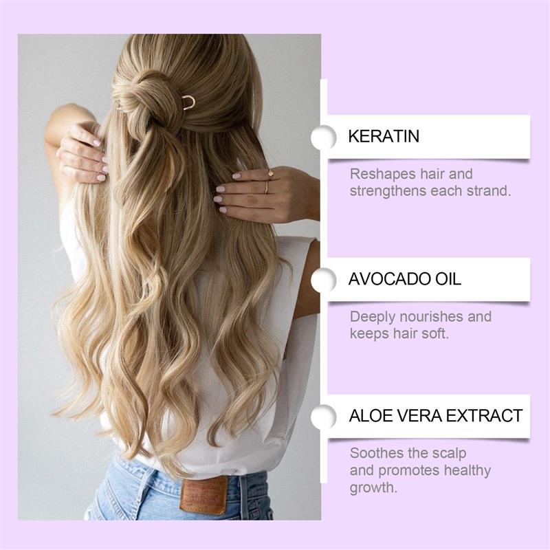 Angular-protein purple hair membrane, nourishing wet hair sm