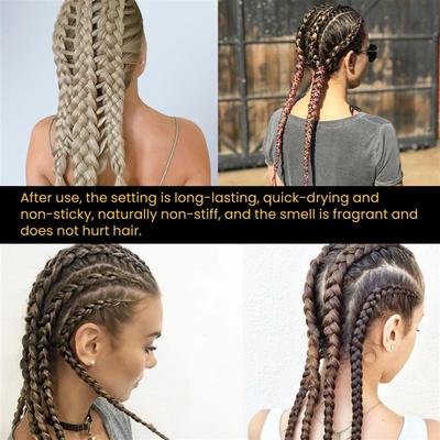 Hot sales Shine edge Stereo hair wax braids weave to keep it