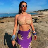 palm summer American Euro dressed women and 2023 bras