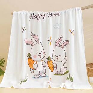 Takefume-fibre newborn towel-carved double-layered baby ice-