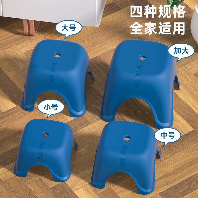 A small plastic stool with a short stool for a childs stool
