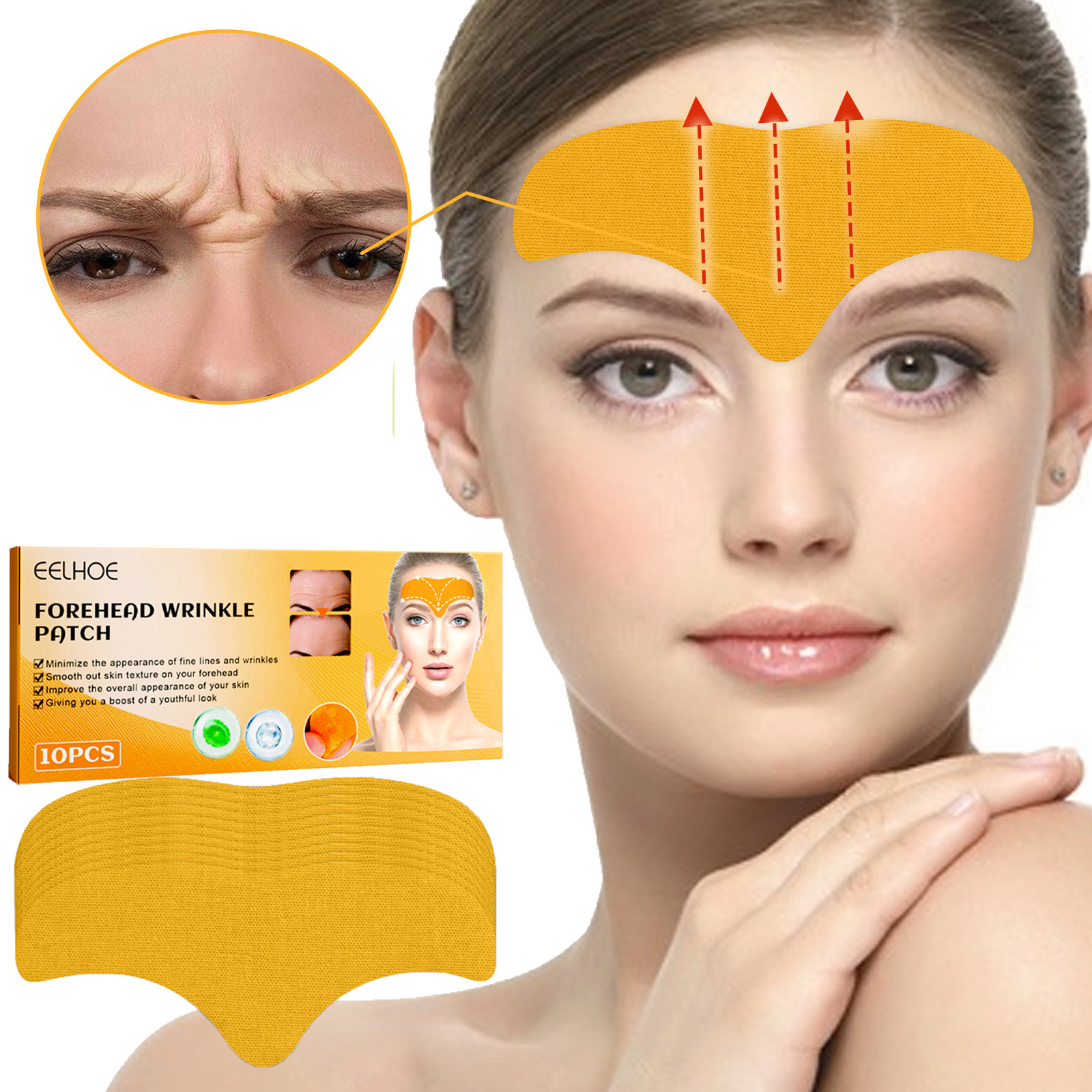 Forehead Wrinkle Patch Lightens And Smoothes Forehead